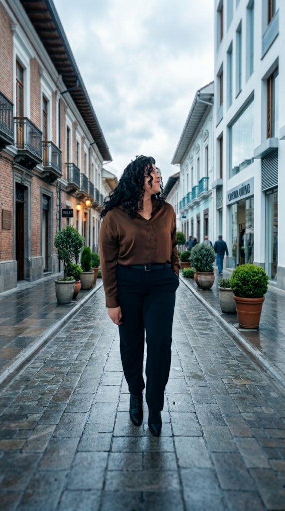 Carylis Palacios Walking On The Street